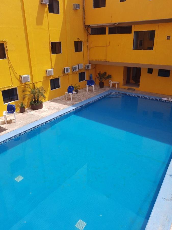 Hotel Arcos Del Parque Acayucan Bagian luar foto